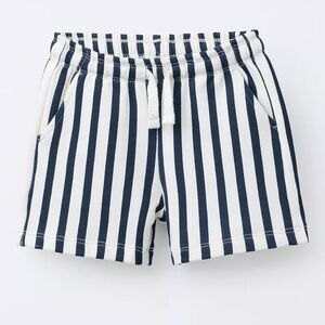 Zara STRIPED PLUSH SHORTS